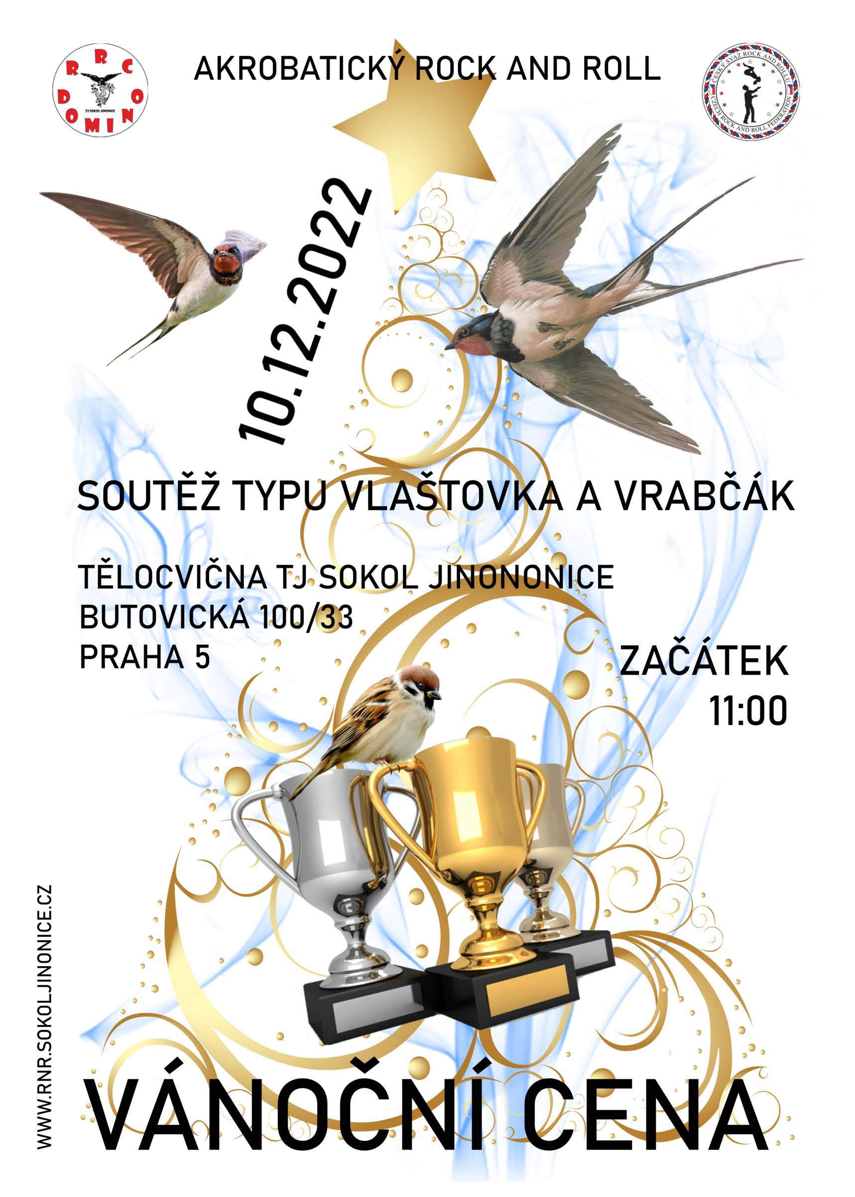 Plakát pro Vánoční cena-Vlaštovka+Vrabčák